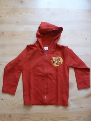 Cars Rust-Eze Sweatjacke rot Jacke mit Kapuze Gr. 116 Baumwolle Disney
