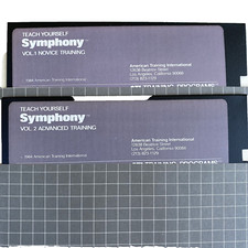 Vintage Computer 5.25  Floppy Teach Yourself Symphony Training 1984 5-1/4" Disk