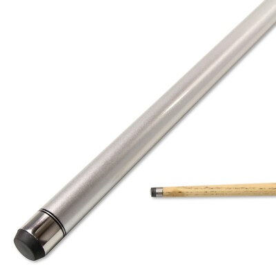 Buffalo Silver Stinger 52 Zoll 2-teiliges englisches Pool-Queue mit 8,5 mm Spitze