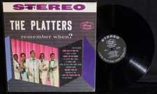 Platters-Remember When -Mercury SR 60087-Vintage Stereo 1959 LP-Black Mercury