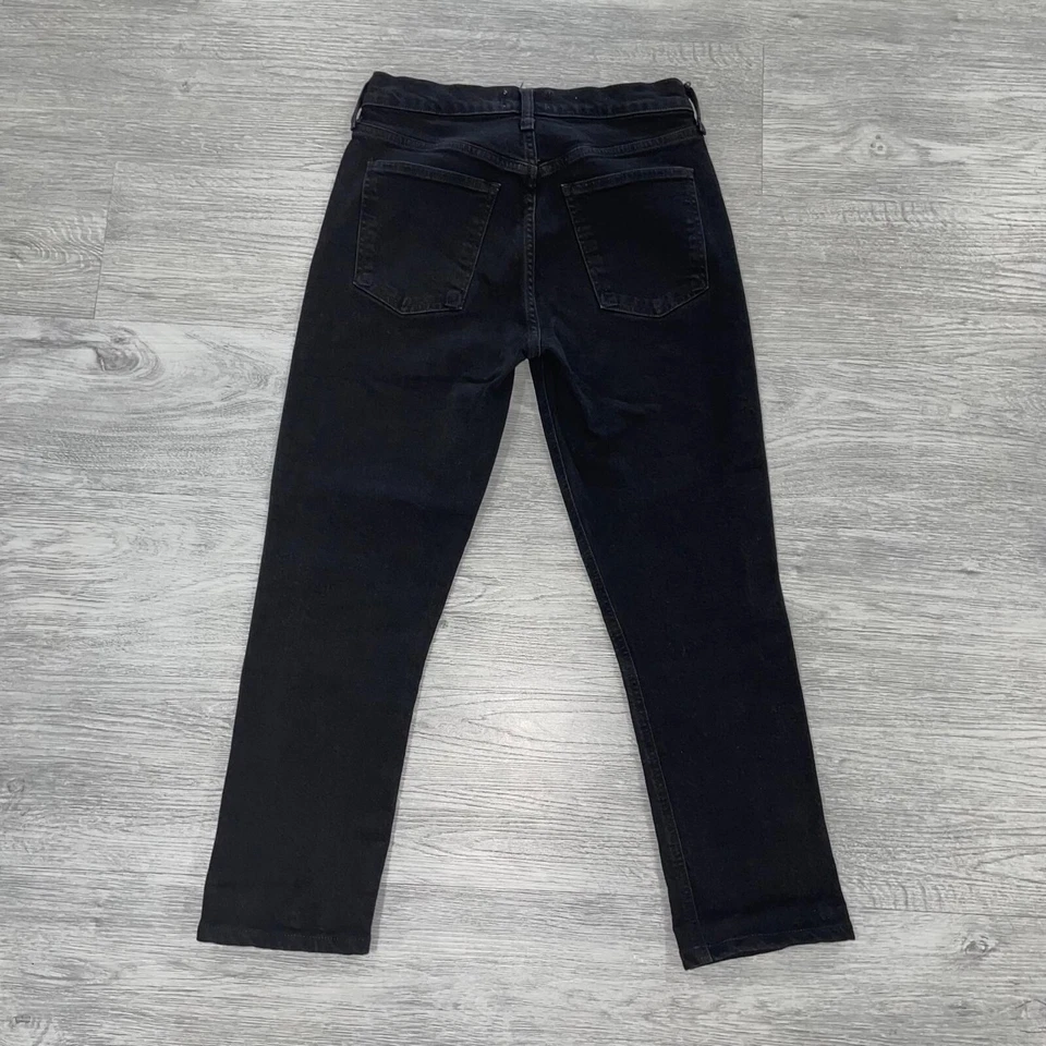 Pantalones de mezclilla ajustados Agolde Merrel tiro medio pierna recta mujer 26 en eje Foto 3 de 4