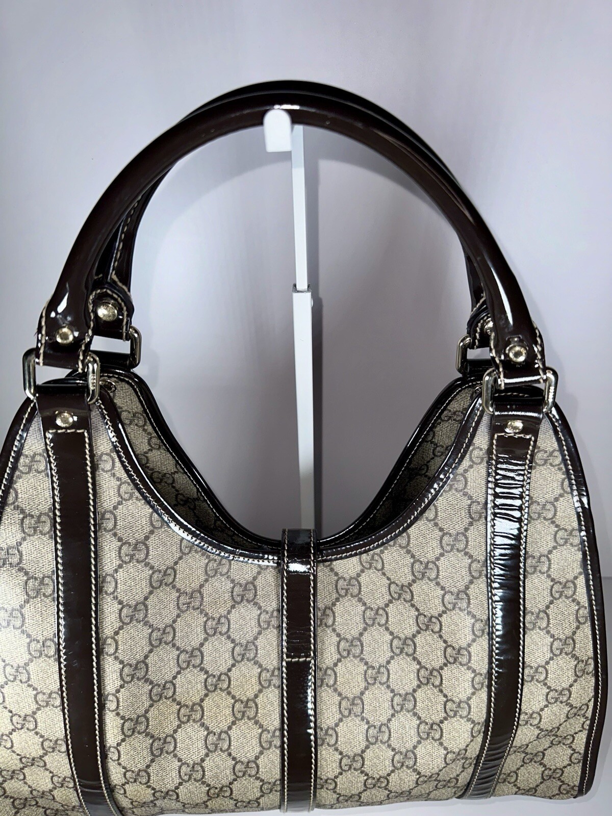 Authentic GG Plus Monogram Medium Joy Shoulder Bag - image 8