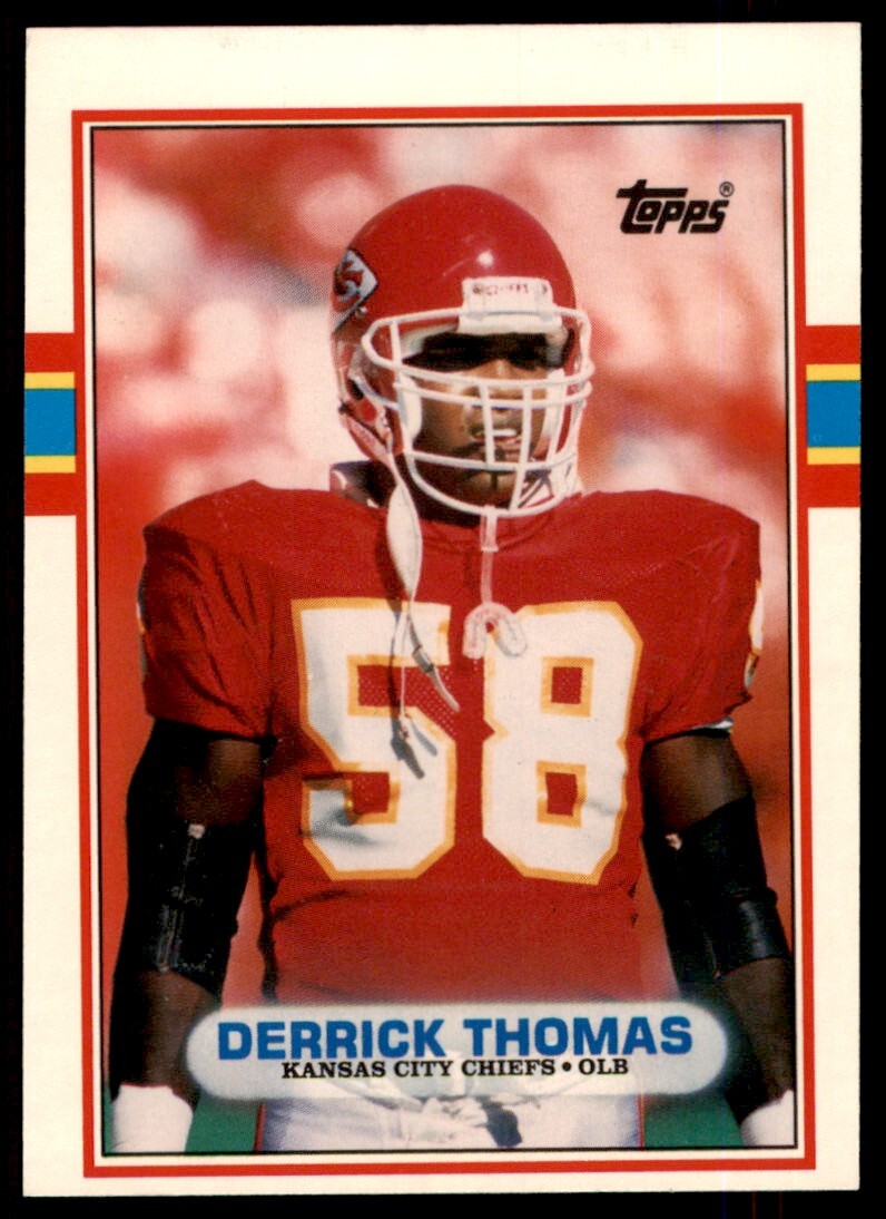 1989 Topps Traded Derrick Thomas RC Rookie * Chiefs #90T *Noles2148*