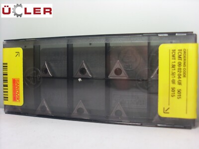 10X SANDVIK TCMT 090204-UF 5015 WENDESCHNEIDPLATTEN CARBIDE INSERTS