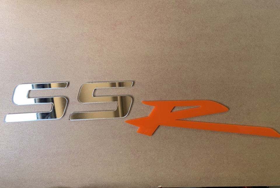 🇺🇸🇺🇸🇺🇸Chevrolet SSR Laser-Cut Hood Liner Letter Inserts (letters only ...