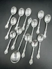 LES CINQ FLEURS BY REED & BARTON STERLING SILVER CHOCOLATE MUDDLER W/12 SPOONS