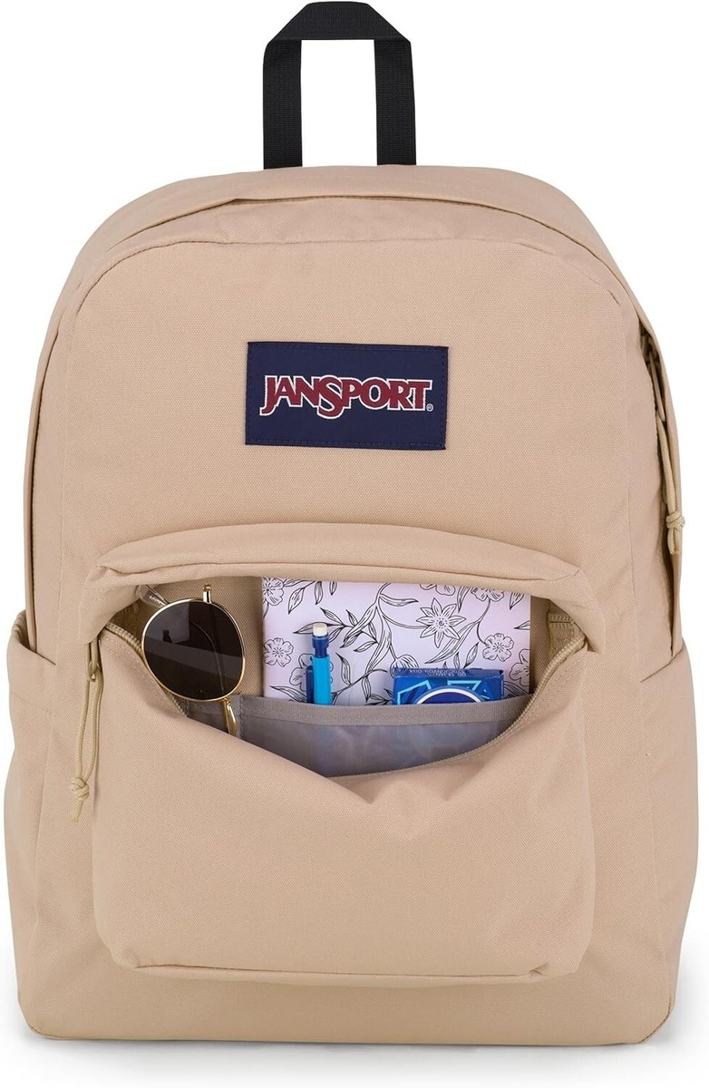 JanSport SuperBreak Plus Backpack-Travertine | eBay