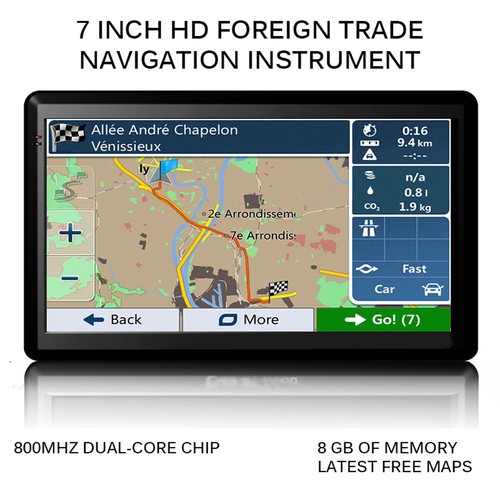7" Truck Car Sat Nav HGV Lorry LGV GPS Navigation UK&EU Map POIs Keyfuels Laybys eBay