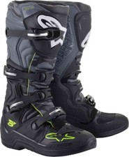 Stivali ALPINESTARS TECH 5 nero grigio giallo motocross enduro quad
