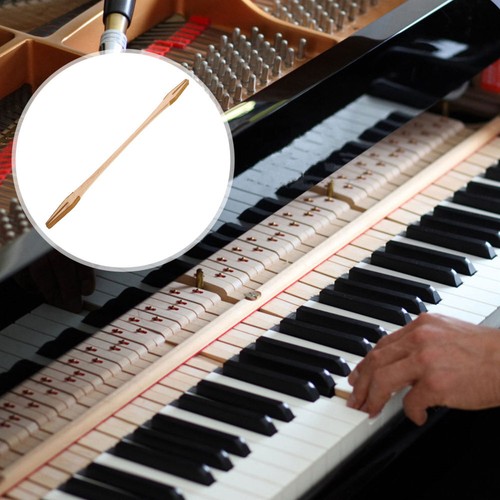 Clé D'accordage Piano En L - 2 Pièces (6.0 Octogonal & Carré) - Métal Et Bois - Pour Piano, Guzheng, Harpe