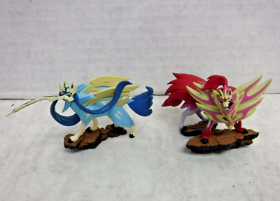 Shiny Zacian & Zamazenta Pokémon Crown Zenith Lot of 2 Figures