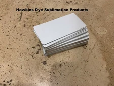 1.5"x3" Aluminum Dye Sublimation Name badge Blanks-Lot of 50