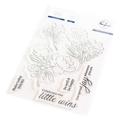 PINK FRESH -  ACRYLIC STAMPS -  LOVELY BLOOMS