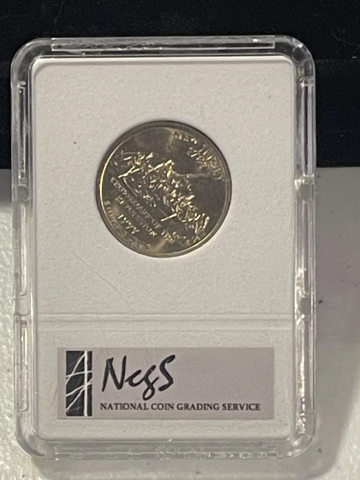 1999 D New Jersey Quarter NCGS MS-69 High Grade! - Image 4 of 4