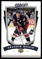 FREDRIK MODIN #86 2006-07 Upper Deck MVP Columbus Blue Jackets NM