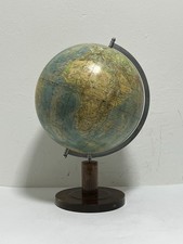 Mappamondo Räths Globo terrestre fisico del Prof. Arthur Krause / anno: marzo 1950