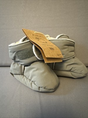 Voksi Babyschuhe - Wiesengrün - Wolle - 0-1 Jahre - Brandneu