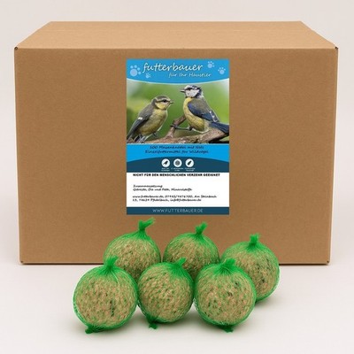Futterbauer ca. 100 Meisenknödel á 90g  mit Netz Meisenfutter Spitzenqualität!