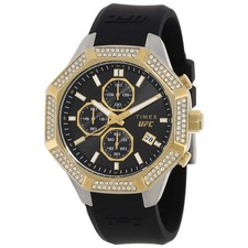 Timex TW2V99200JR UFC King Black Dial 45 mm Men's Watch New