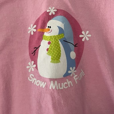 Secret Treasures Women Plus Size 2X Snowman Snow Much Fun Sleep Lounge Top Shirt