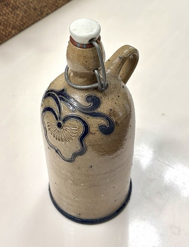 Rare Goebel Merkelbach Saltglaze Stopper Lid Decanter Container