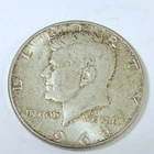 1964 Kennedy Half Dollar 90% Silver Circulated Coin Free Shipping #8860