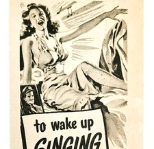 1946 Ovaltine Chocolate Drink Advertisement Vintage Dairy Beverage Mix DWII28