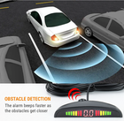 US Parking 4 Sensors Car Reverse Backup Rear Buzzer Radar System Kit Sound Alarm
