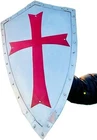 18 Inch Medieval Armor Templar Shield Handmade For Gifting, Office, or Home