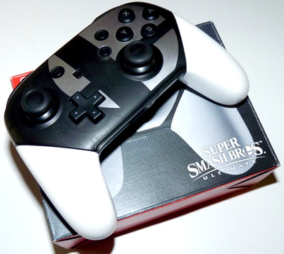 ORIGINAL NINTENDO SWITCH WIRELESS PROCONTROLLER SUPER SMASH BROS EDITION gamepad