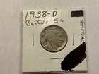 1938 D Buffalo Nickel 5¢ Coin from Denver Mint VF Condition Nickel 081925 22r