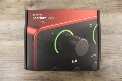 Focusrite Scarlett Solo USB-C Audio Interface (Gen 4)