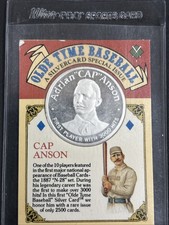 Cap Anson HOF 1ozt .999 Pure Silver Card Coin MLB Legends Of Baseball 2600 Minte