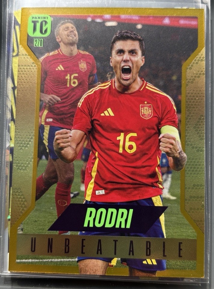 スポーツ選手 PANINI RODRI 09/10 Panini Top Class TC 2025 Gold Parallel Rodri Spain | eBay