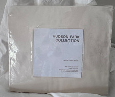 Hudson Park Collection Sheet Twin xl 600 Thread Count Cotton Ivory NEW  120