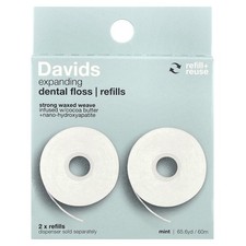 Expanding Dental Floss, Refills, Mint, 2 Count, 32.8 yd / 30 m Each