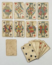 Nain Jaune Playing Cards Card Game Bruges Daveluy 1868
