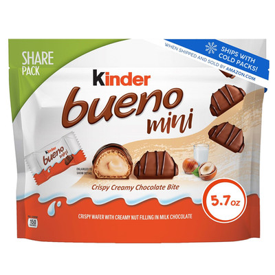 Mini Milk Chocolate Bars with Hazelnut Filling, Chocolate Candy Bars for Game Da