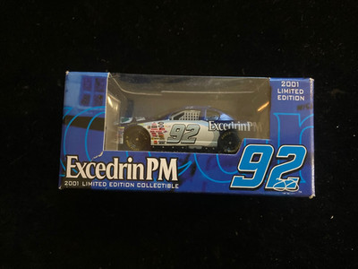 VTG Racing Champions 2001 Excedrin PM #92 Limited Edition Diecast Car 1:64 Scale