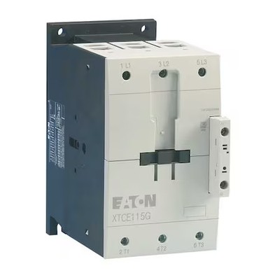 Eaton Xtce150g00a Iec Magnetic Contactor, No Auxiliary Contacts, 120V Ac, 3 P,
