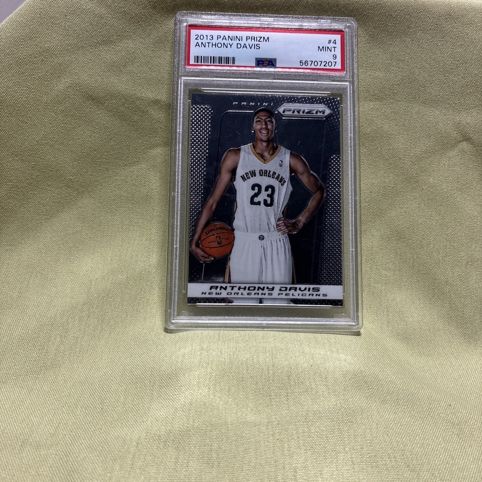 2013-14 Panini Prizm Anthony Davis #4 New Orleans Pelicans PSA 9 🔥