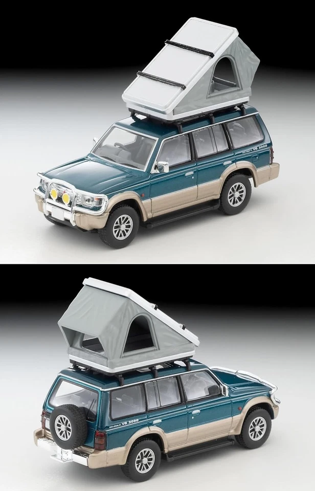Tomica Vintage Mitsubishi Pajero MIDROOF WIDE VR 91 Metal Diecast Car LV-N206c - Image 2 of 4