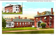 Hale Hospital, HAVERHILL, Massachusetts Postcard - Curt Teich