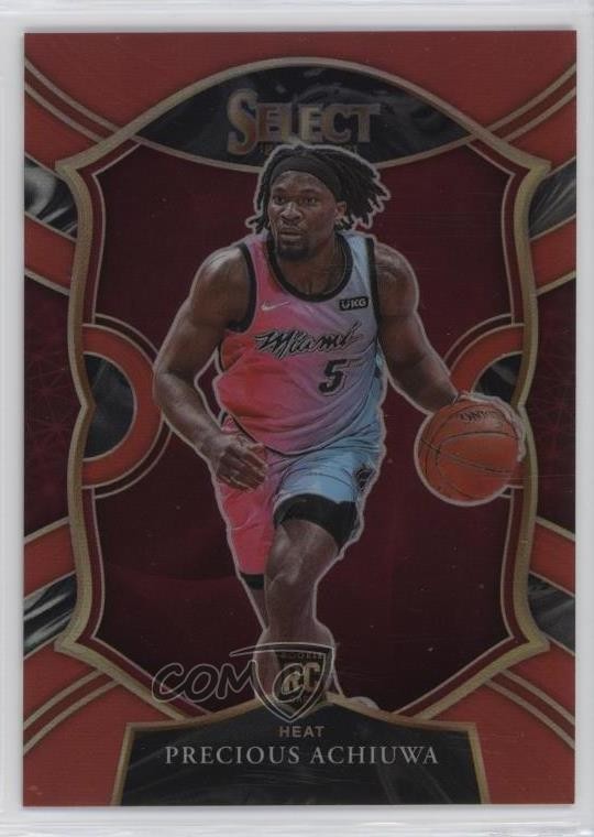 2020-21 Panini Select Concourse Red Prizm /199 Precious Achiuwa #80 09te