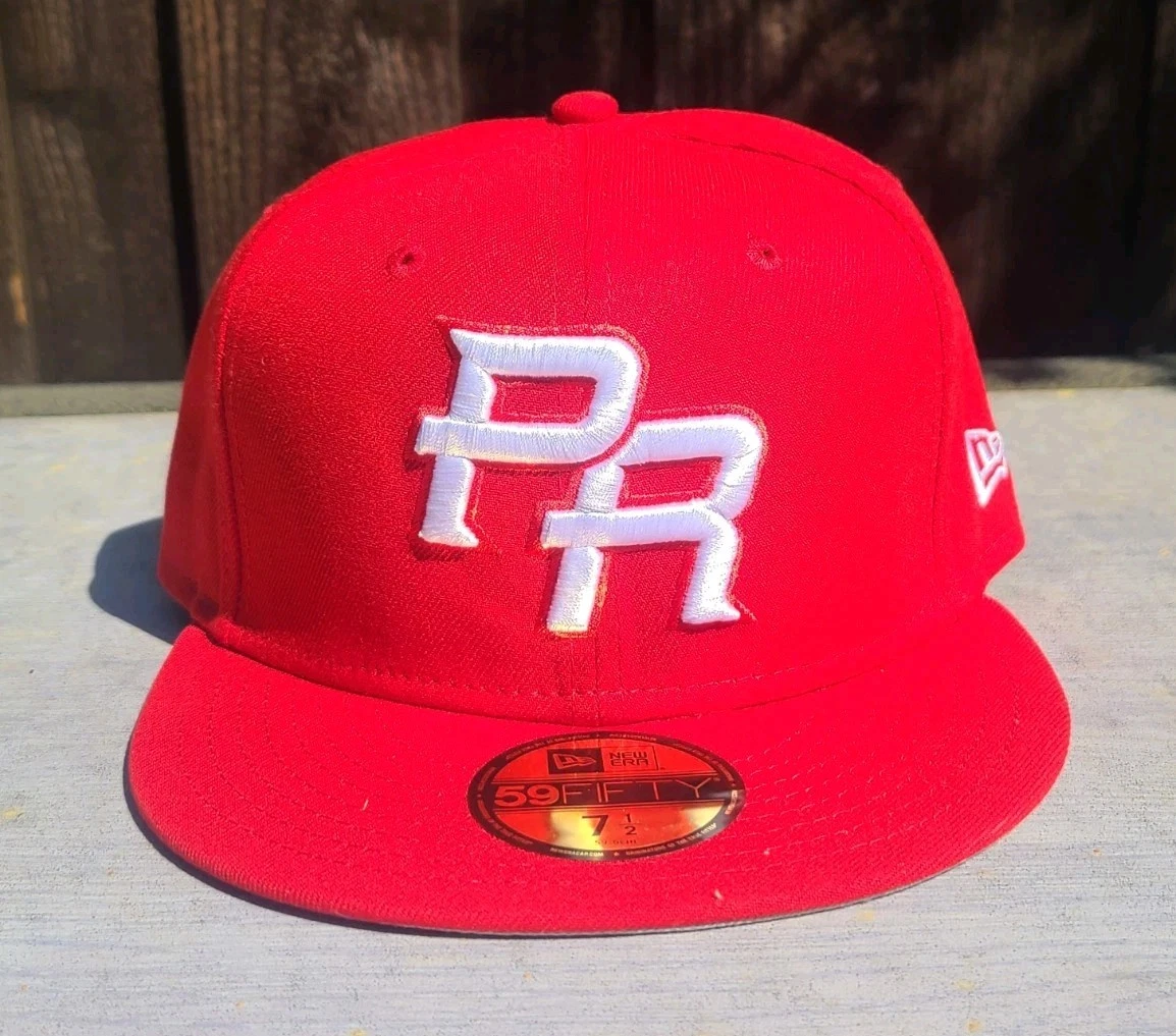 Puerto Rico New Era 59FIFTY Fitted Hat Red White World Baseball Classic 7½