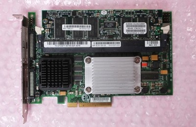 LSI Logic 01037-07 01-01037-07 PCIe Ultra 320 SCSI Raid Controller Card w/RAM