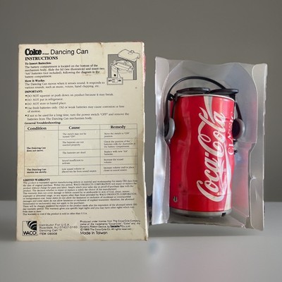 Vintage Takara Coca-Cola Dancing Coke Can Collectible 1989