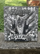 Rob Zombie - The Great Satan, Explicit Ghostly Black Colored Vinyl Sealed.