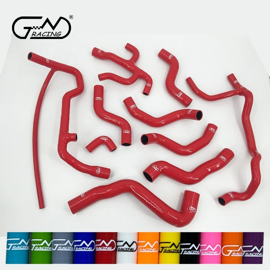 Fit 1993-2004 Porsche BOXSTER 986 3.2L Silicone Radiator Heater Hoses Kit Blue - Image 3 of 4