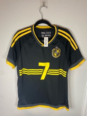 BoxLunch Harry Potter Hufflepuff Quidditch Soccer-Style Jersey NWT Size Large